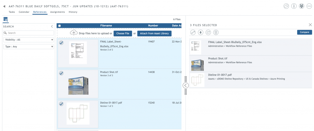 Reference Files – BLUE Help and Support